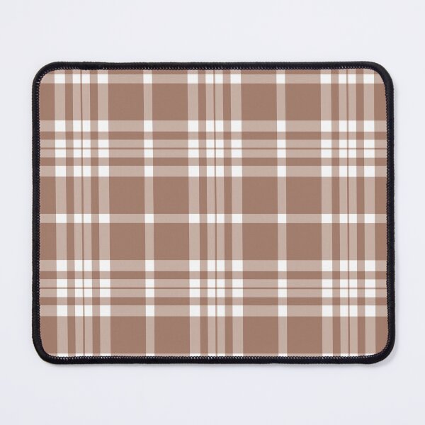 Item preview, Mocha Brown Plaid Pattern designed and sold by iCraftCafe.
