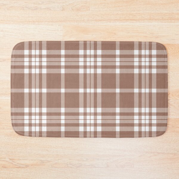 Item preview, Mocha Brown Plaid Pattern designed and sold by iCraftCafe.