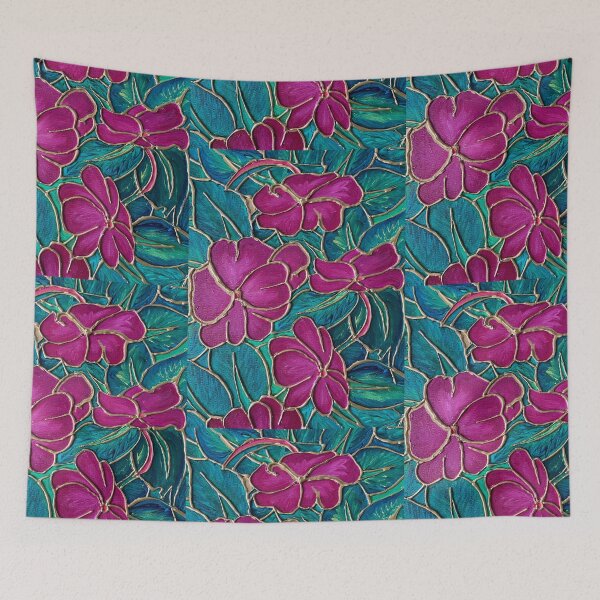 Item preview, Gold lined flowers designed and sold by JWPortman.