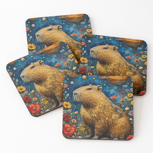 Item preview, Cosmic Capybara designed and sold by QArtspace.