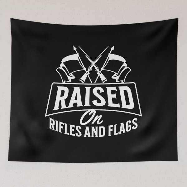 Item preview, Raised On Rifles And Flags Funny Colorguard Life Gift Idea | Marching Band designed and sold by HosvPrint .s.