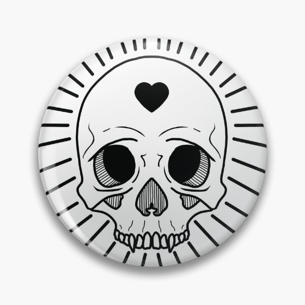 Item preview, Crowned heart- blank ink designed and sold by CoffinBoneArt.