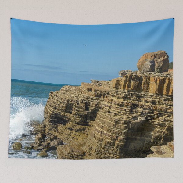 Item preview, Cliffs and Waves at the Coastline designed and sold by SafariByMarisa.