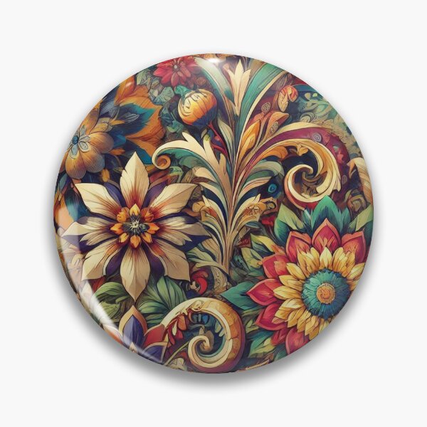 Item preview, Vibrant Floral and Abstract Kaleidoscope Pattern designed and sold by Zeeshankhan1345.