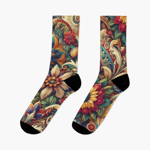 Item preview, Vibrant Floral and Abstract Kaleidoscope Pattern designed and sold by Zeeshankhan1345.