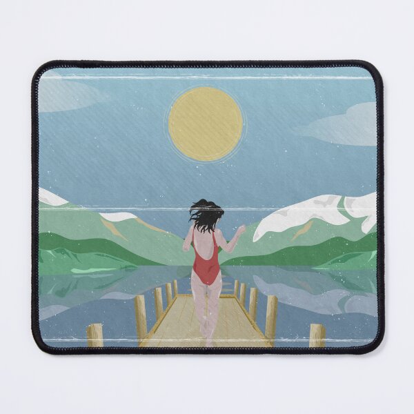 Item preview, lake Rotoiti Nelson Lakes National Park Travel poster designed and sold by ekpatterns.