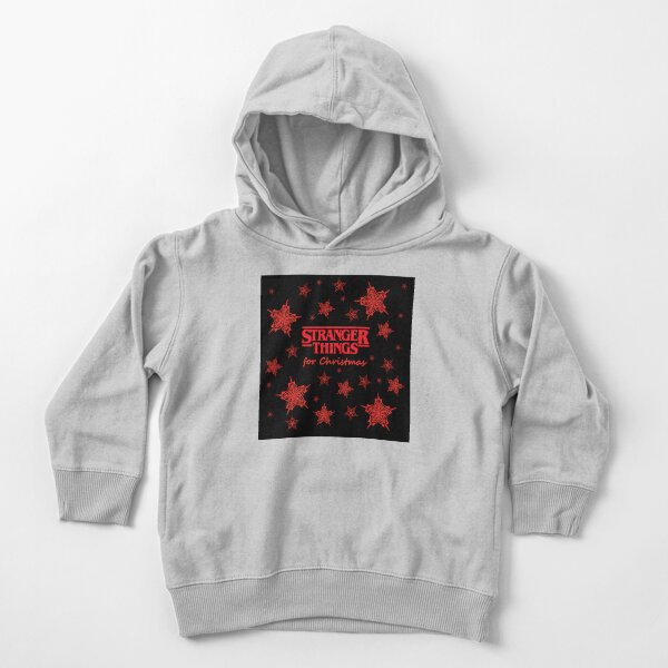 Item preview, Stranger Things Christmas Inscription and Demogorgon Stars- red and black graphic designed and sold by My-fake-places.