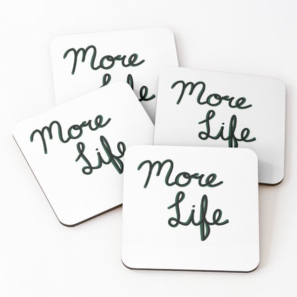 Item preview, Green "More Life" designed and sold by slant-of-light.