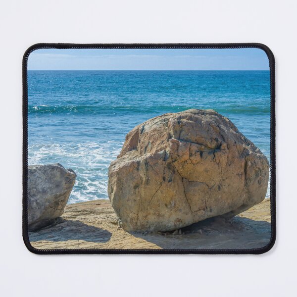 Item preview, Boulders Along the Shore - Point Lomas, California designed and sold by SafariByMarisa.