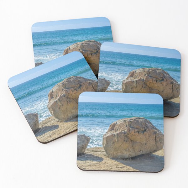 Item preview, Boulders Along the Shore - Point Lomas, California designed and sold by SafariByMarisa.