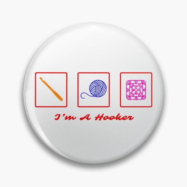 Artikelvorschau, Garn, Haken und Granny Square „Ich bin eine Hooker“ entworfen und verkauft von AJdodd.