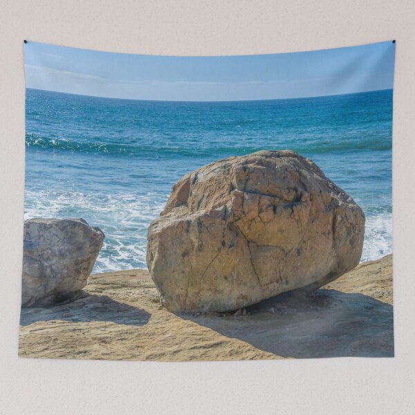 Item preview, Boulders Along the Shore - Point Lomas, California designed and sold by SafariByMarisa.
