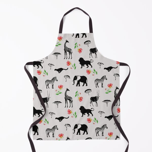 Item preview, Flame Lily and African Wildlife Pattern designed and sold by MvuuStudio.