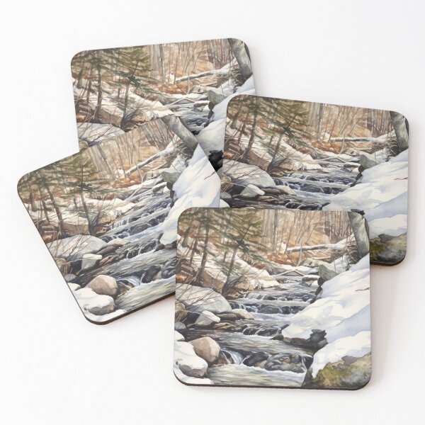 Item preview, Mountain Stream in Watercolor designed and sold by hussardigital.
