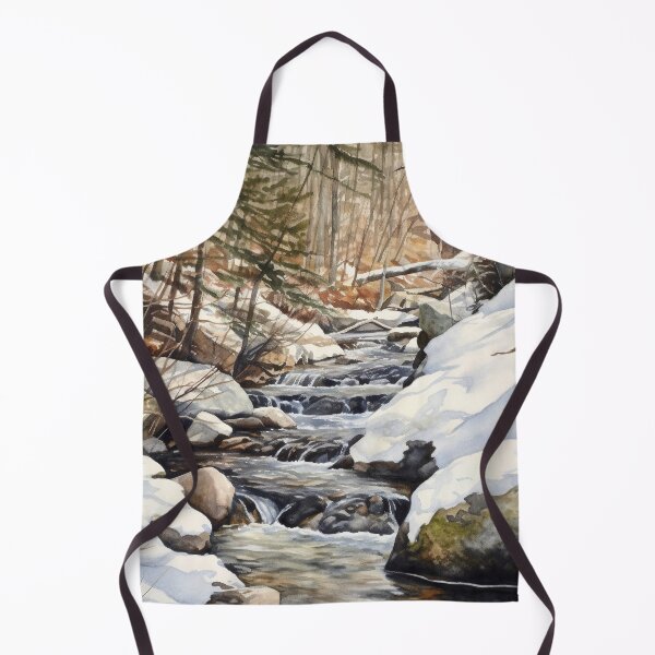 Item preview, Mountain Stream in Watercolor designed and sold by hussardigital.