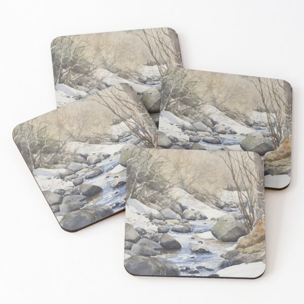Item preview, Mountain Stream in Watercolor designed and sold by hussardigital.