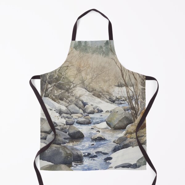 Item preview, Mountain Stream in Watercolor designed and sold by hussardigital.