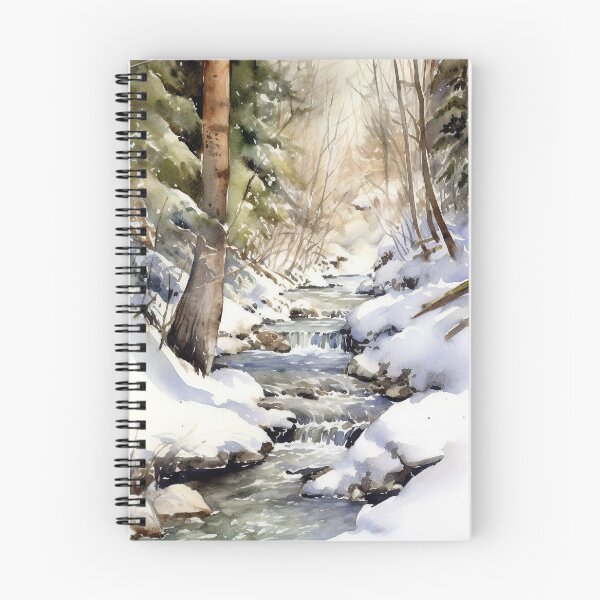 Item preview, Mountain Stream in Watercolor designed and sold by hussardigital.