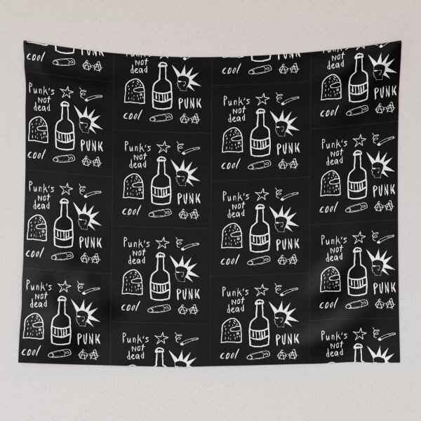 Item preview, Punk's Not Dead - Print designed and sold by Earth Nature Creations.