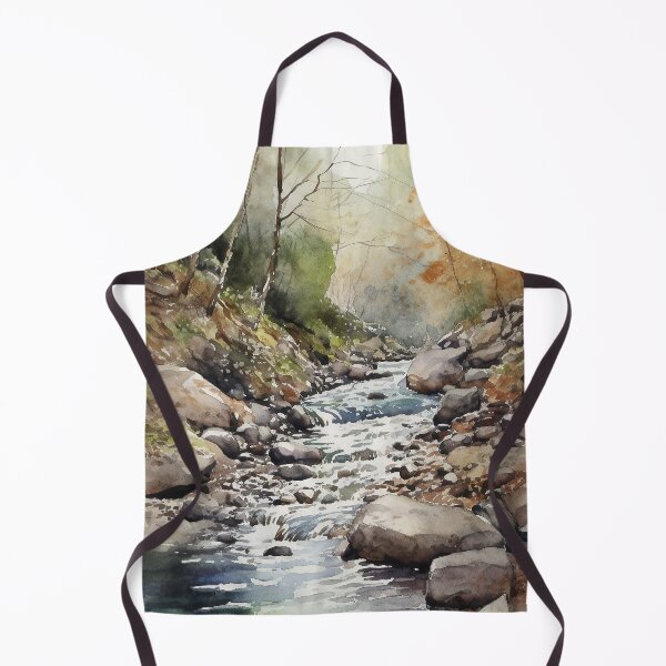 Item preview, Mountain Stream in Watercolor designed and sold by hussardigital.