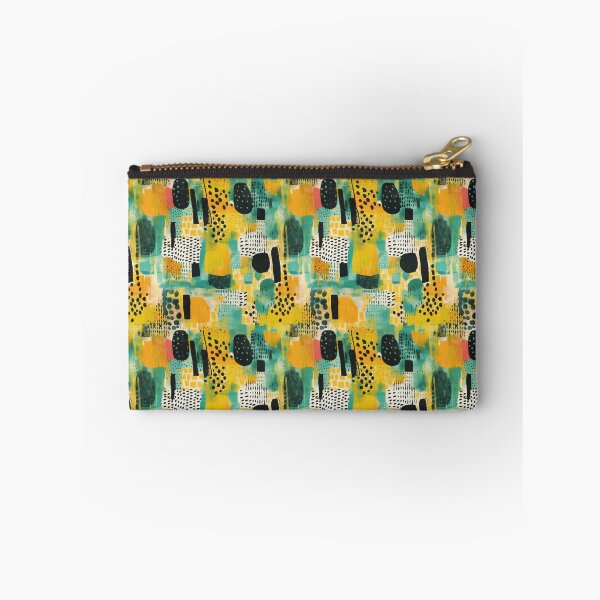 Item preview, Colorful Abstract Green, Yellow, Repeat Pattern designed and sold by ajollycreation.