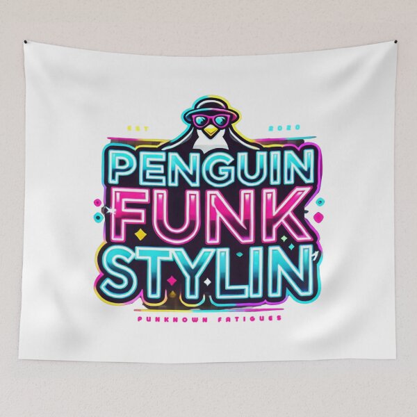 Item preview, Penguin Funk Stylin’ designed and sold by pUNKnown.