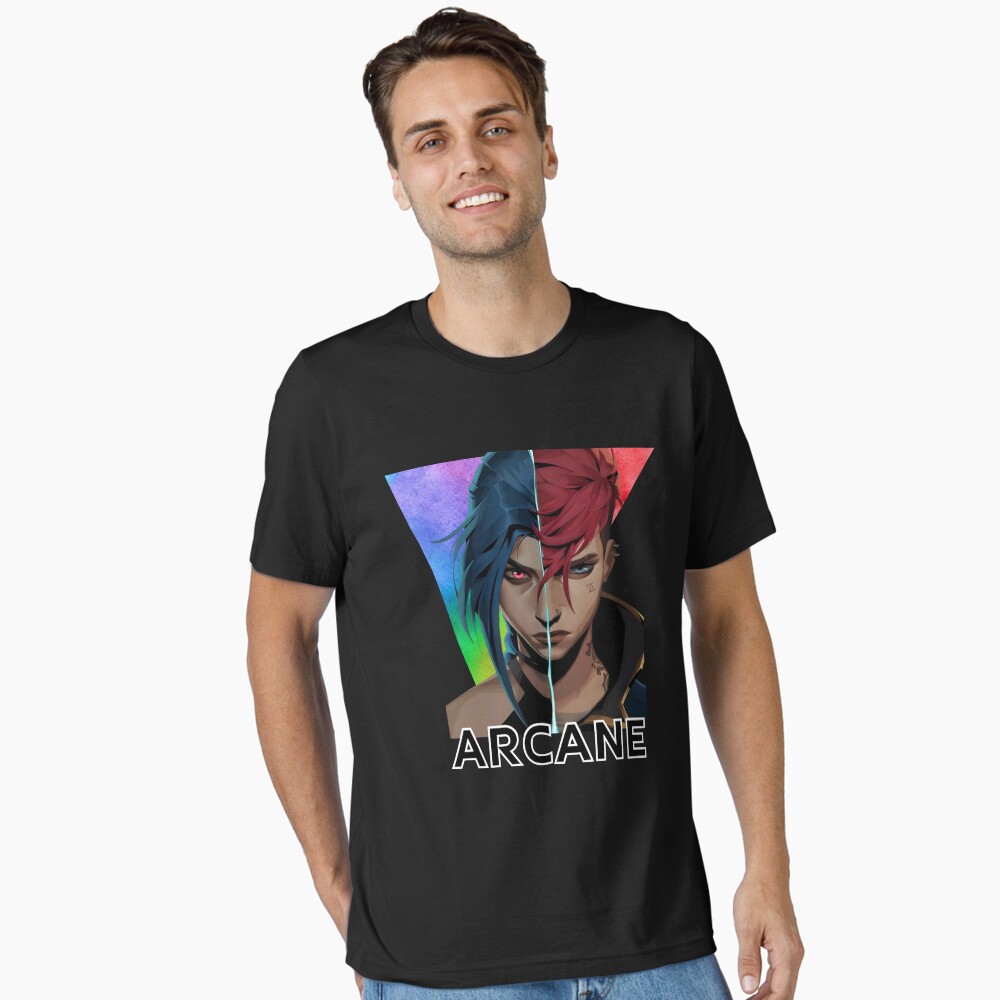 Vista previa del artículo con la obra «Camiseta esencial», diseñado y vendido por RussCrosby.
