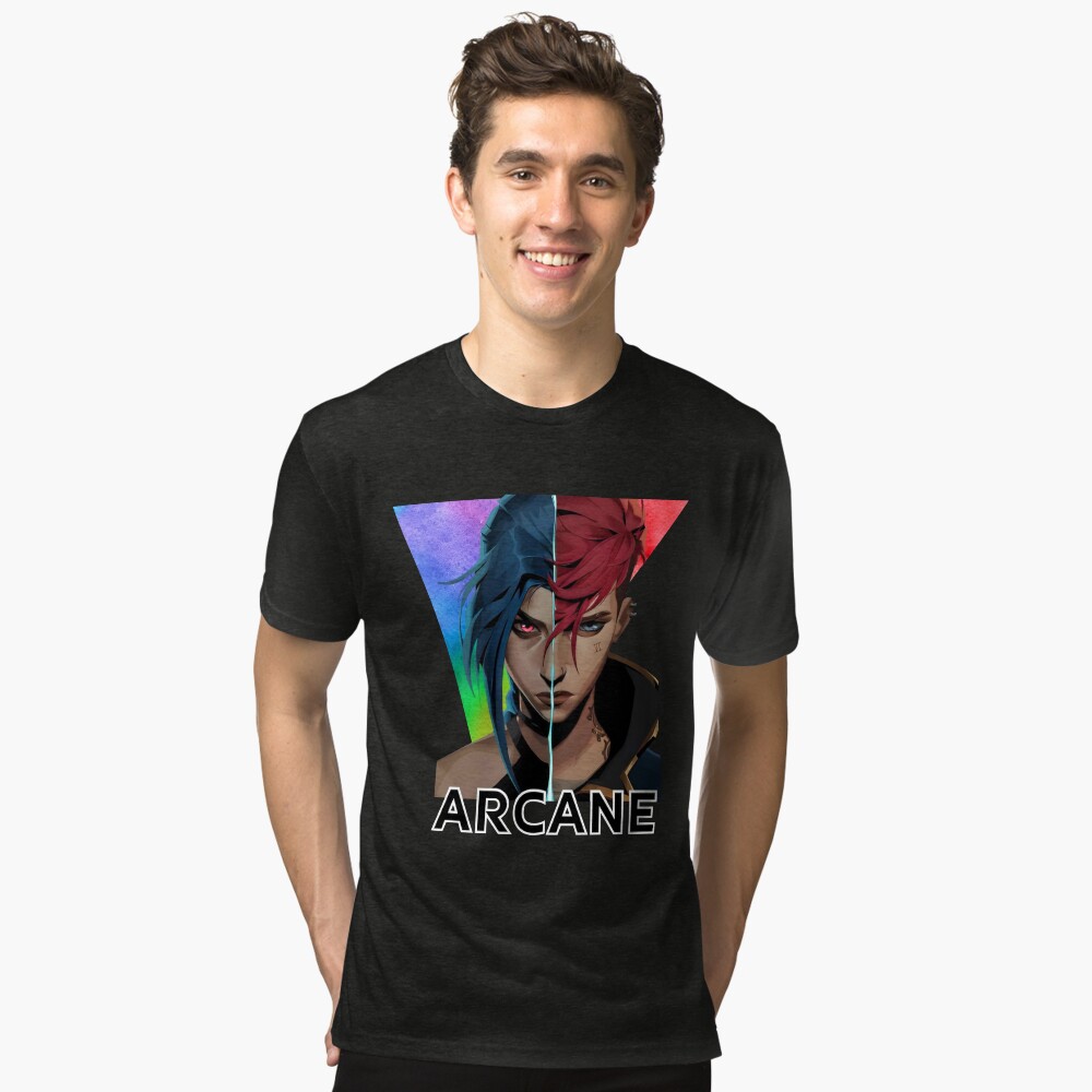 Vista previa del artículo con la obra «Camiseta de tejido mixto», diseñado y vendido por RussCrosby.