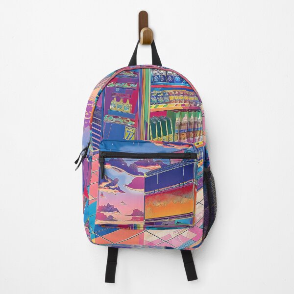 Item preview, Surreal Vibrant Product Display Stand in Dynamic Urban Cityscape designed and sold by CheerForGoods.