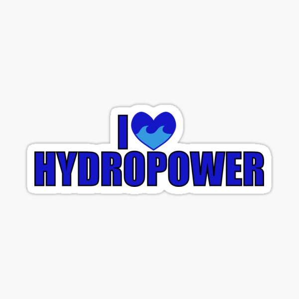 Artikel-Vorschau von Ich liebe Wasserkraft, designt und verkauft von electriccalex.