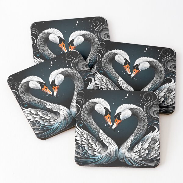 Item preview, Swan Love designed and sold by Paw's Arts.