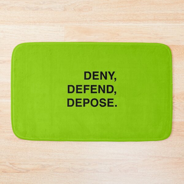 Item preview, DENY, DEFEND, DEPOSE. Classic Bold All-Caps Graphic Black Text  designed and sold by brehto.