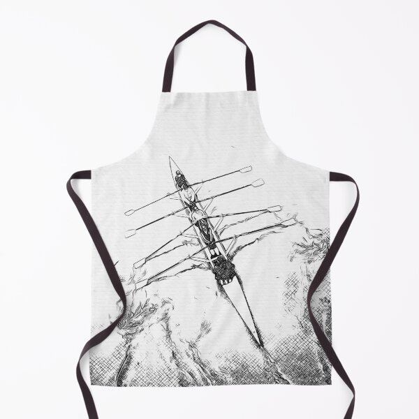 Item preview, Rowing Drawing in Black and White designed and sold by Michael van der Hoorn.