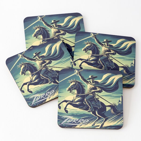 Item preview, Vintage Zorro on Horseback with his Sword designed and sold by Astralia.
