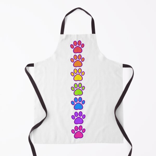 Item preview, Rainbow paw prints designed and sold by Rhia4rt.