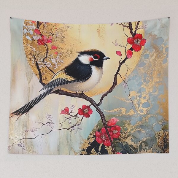 Item preview, Bird on Blossoming Branch designed and sold by bloorose.
