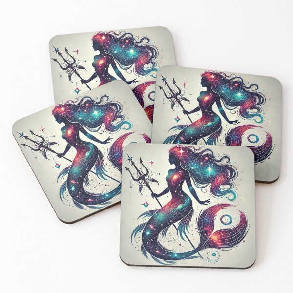Item preview, Cosmic Space Mermaid designed and sold by Porosenok.