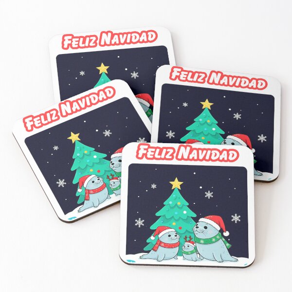 Artikelvorschau, Feliz Navidad Foca Familie entworfen und verkauft von mamafoca.