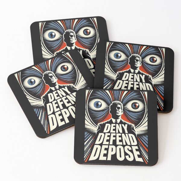 Item preview, DENY DEFEND DEPOSE Vertigo Bold Text Design Graphic designed and sold by brehto.