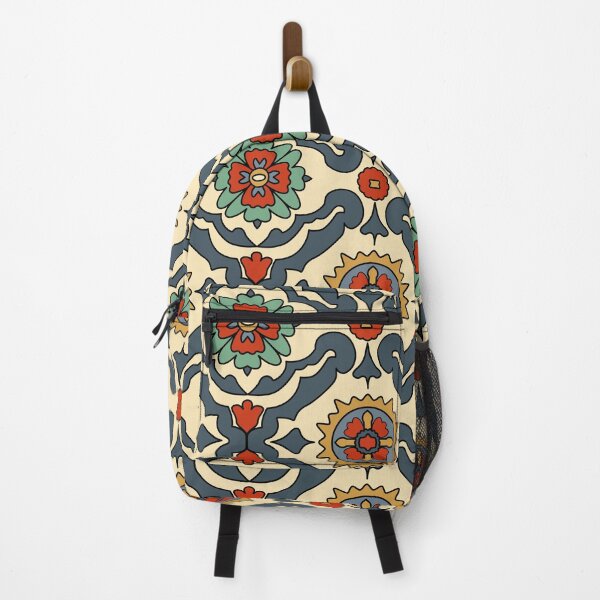 Item preview, Antique flowers with geometric design  designed and sold by BroccolinPeach.