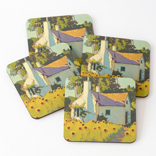 Item preview, Sunflowers by the Cottage designed and sold by Pei-Kang Hsu.