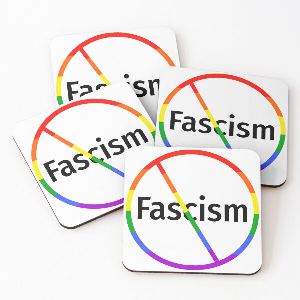 Item preview, Resist fascism rainbow design designed and sold by Rachel the Artist .