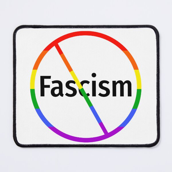 Item preview, Resist fascism rainbow design designed and sold by Rachel the Artist .