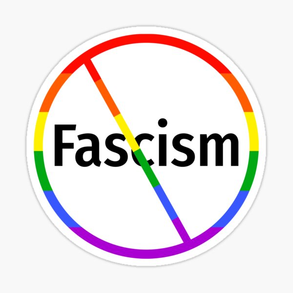 Artikel-Vorschau von Widerstehen Sie dem Faschismus-Regenbogendesign, designt und verkauft von Rachel the Artist .