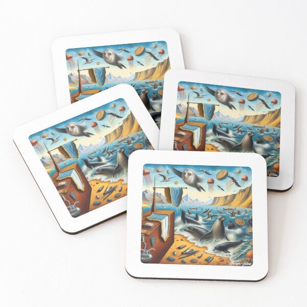 Item preview, Focas inspiradas en Dalí designed and sold by mamafoca.