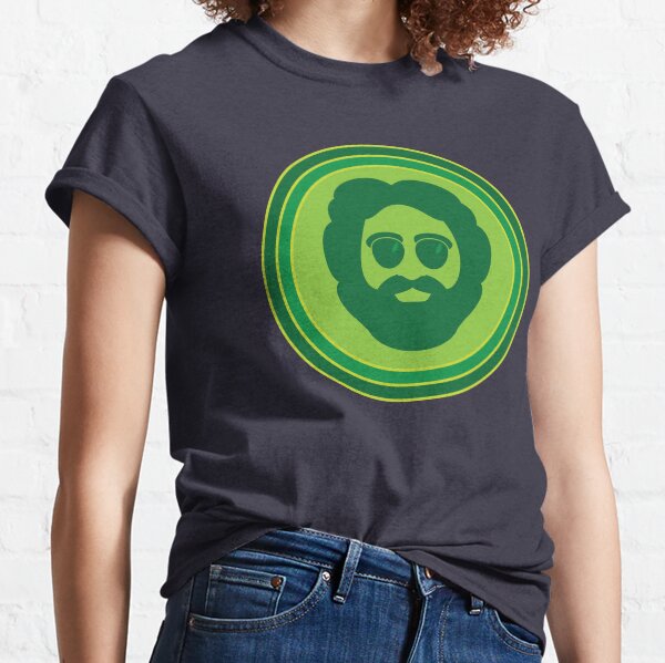 O Captain! My Captain! (Jerry Garcia / green) Classic T-Shirt