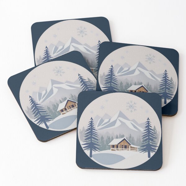 Item preview, Serene Winter Cabin Scene designed and sold by Crush-Vogue.