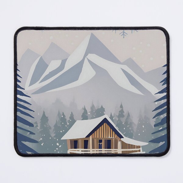 Item preview, Serene Winter Cabin Scene designed and sold by Crush-Vogue.