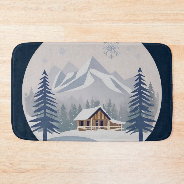 Item preview, Serene Winter Cabin Scene designed and sold by Crush-Vogue.