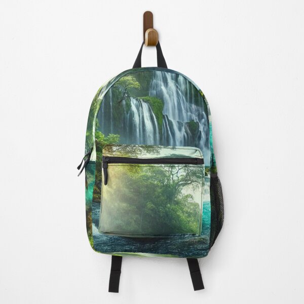 Item preview, Waterfall in a Lush Jungle 2025 designed and sold by Tommandjerry.